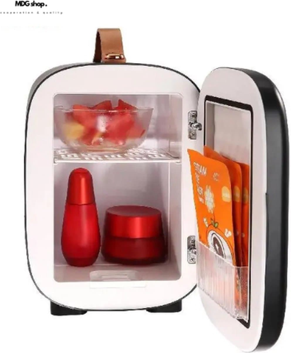 Mini koelkast - Mini koelkast 4 liter - Mini koelkastje - Warm en koud gebruik — afbeelding 1