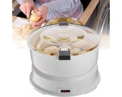 Elektrische Aardappelschiller - Automatische Snijmachine - Snel Groenten Bereiden - Grote Capaciteit 1kg - 25.5 x 27 cm
