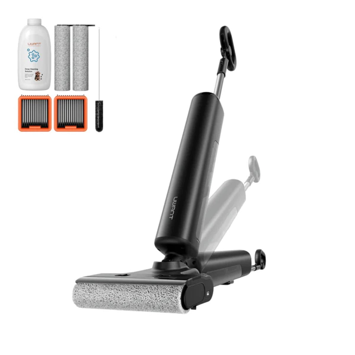 UWANT D600 Steelstofzuiger Draadloos Nat & Droog – Krachtige Handstofzuiger met Zelfreiniging, 21,6V Accu, Lichtgewicht (4,3 kg), voor Harde Vloeren, Tapijt & Huisdierenhaar — afbeelding 1