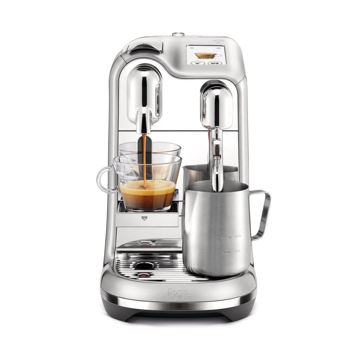 Sage the Creatista Pro Brushed Stainless Steel Nespresso Koffiecupmachine — afbeelding 1