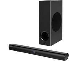 Krüger&Matz - KM0575 Planet 2.1 Compacte Soundbar met Vrijstaande Subwoofer - Wandmontage - HDMI Arc / Bluetooth / Aux / USB - Zwart