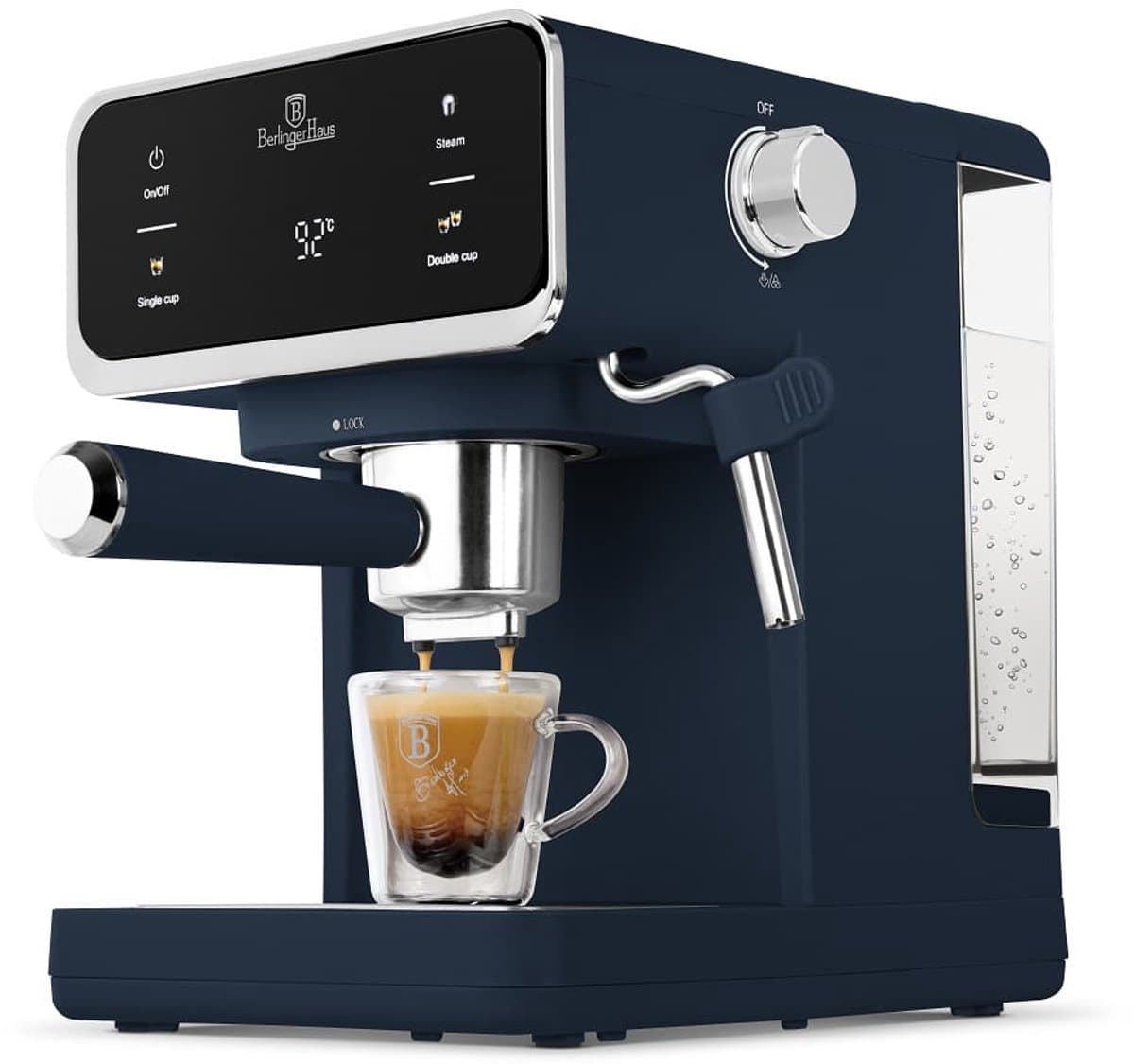Berlingerhaus 9853 - Espresso - koffie - Senseo - Touchscreen - Machine - Deep Blue Collection — afbeelding 1