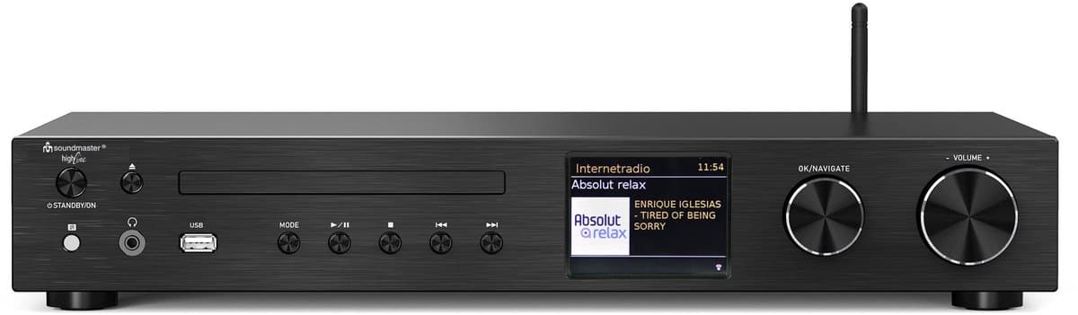 Soundmaster ICD4350SW - Stereo HiFi muziekcenter met internetradio, DAB+, CD/MP3, USB en Bluetooth — afbeelding 1