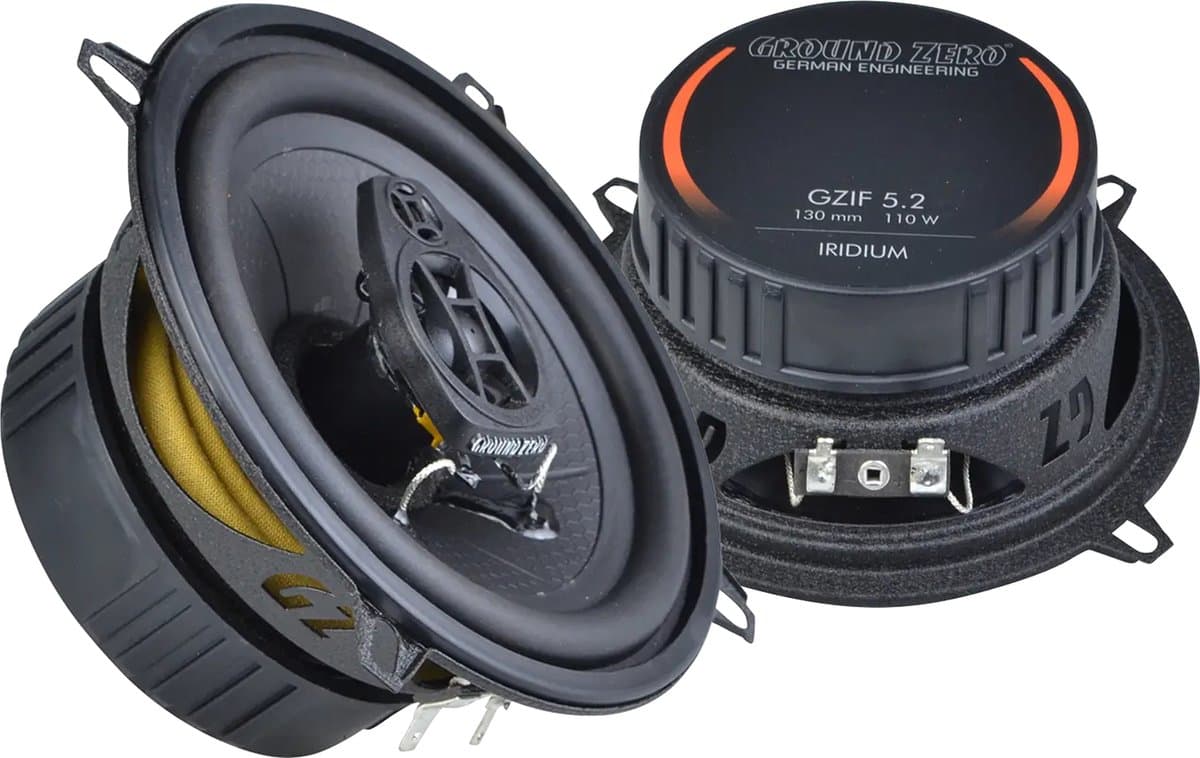 Ground Zero GZIF 5.2 - Autospeakers - 13 cm - 2-Weg Coaxiale Auto Speaker Set - 110W — afbeelding 1