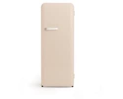 CREATE - Koelkast in retrostijl - Zand - Handvat Gebroken wit - FRIDGE RETRO 281L