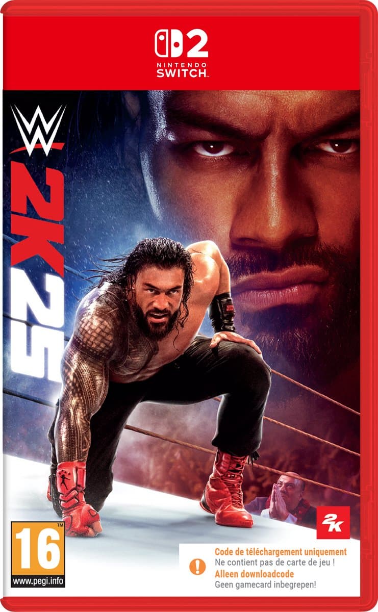 WWE 2K25 - Nintendo Switch 2 - Code in a box — afbeelding 1