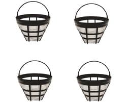 Filter - met handvat - korffilter - geschikt voor Philips koffiemachine HD7751, 7753, 7762, 7761, 7747, 7757 en andere modellen, (4 stuks)