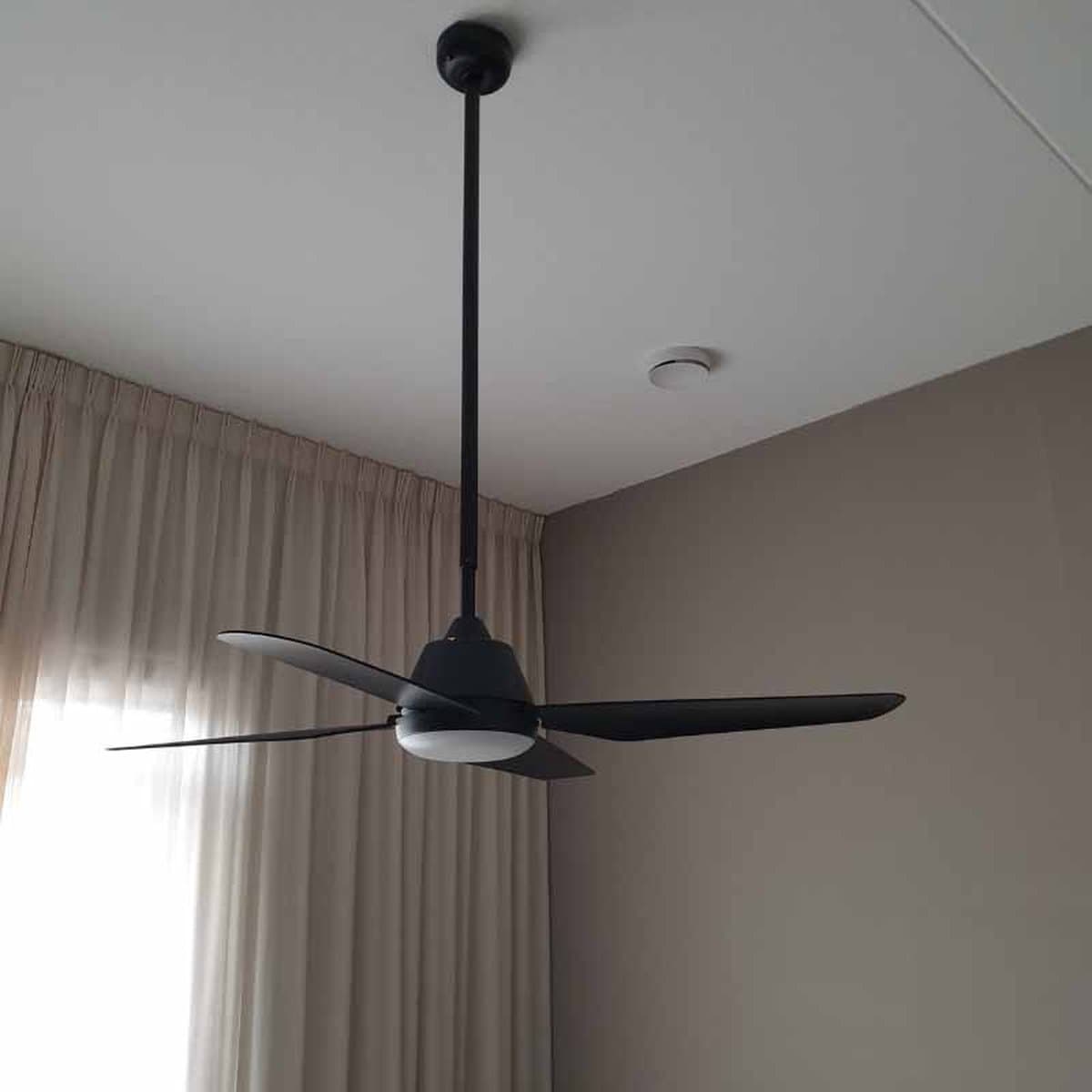 LT-Luce Plafondventilator Ari Zwart Led — afbeelding 1
