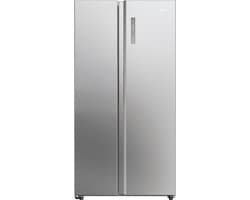 Haier HSW59F18DNMM - Amerikaanse koelkast - 615L - 90 cm - Total No Frost - Energieklasse D - Vochtigheidsregeling voor verser voedsel - Inox Look - 10 Jaar Garantie op onderdelen