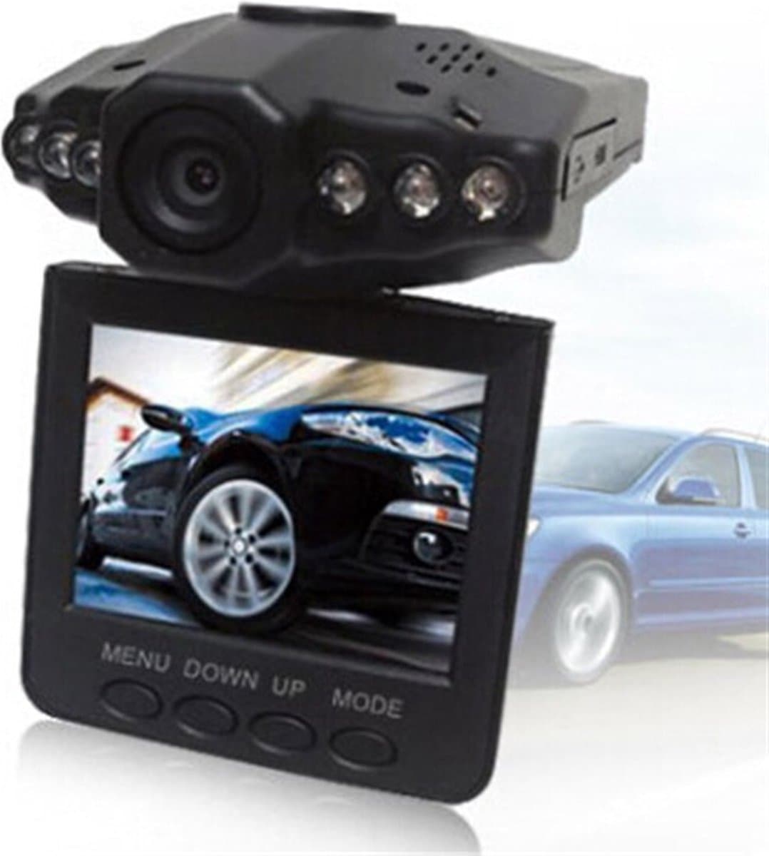 TechU™ Dashcam Camera – M24 Zwart – Dashboardcamera – 2.5” Scherm – Bewegingssensor – Parkeermodus – Loop recording – Nachtvisie – 120° Wijdhoeklens - voor auto — afbeelding 1