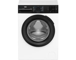 Beko BM3WFT3841B1 - Wasmachine - Voorlader - 8 kg - 1400 RPM - Wit/Zwart