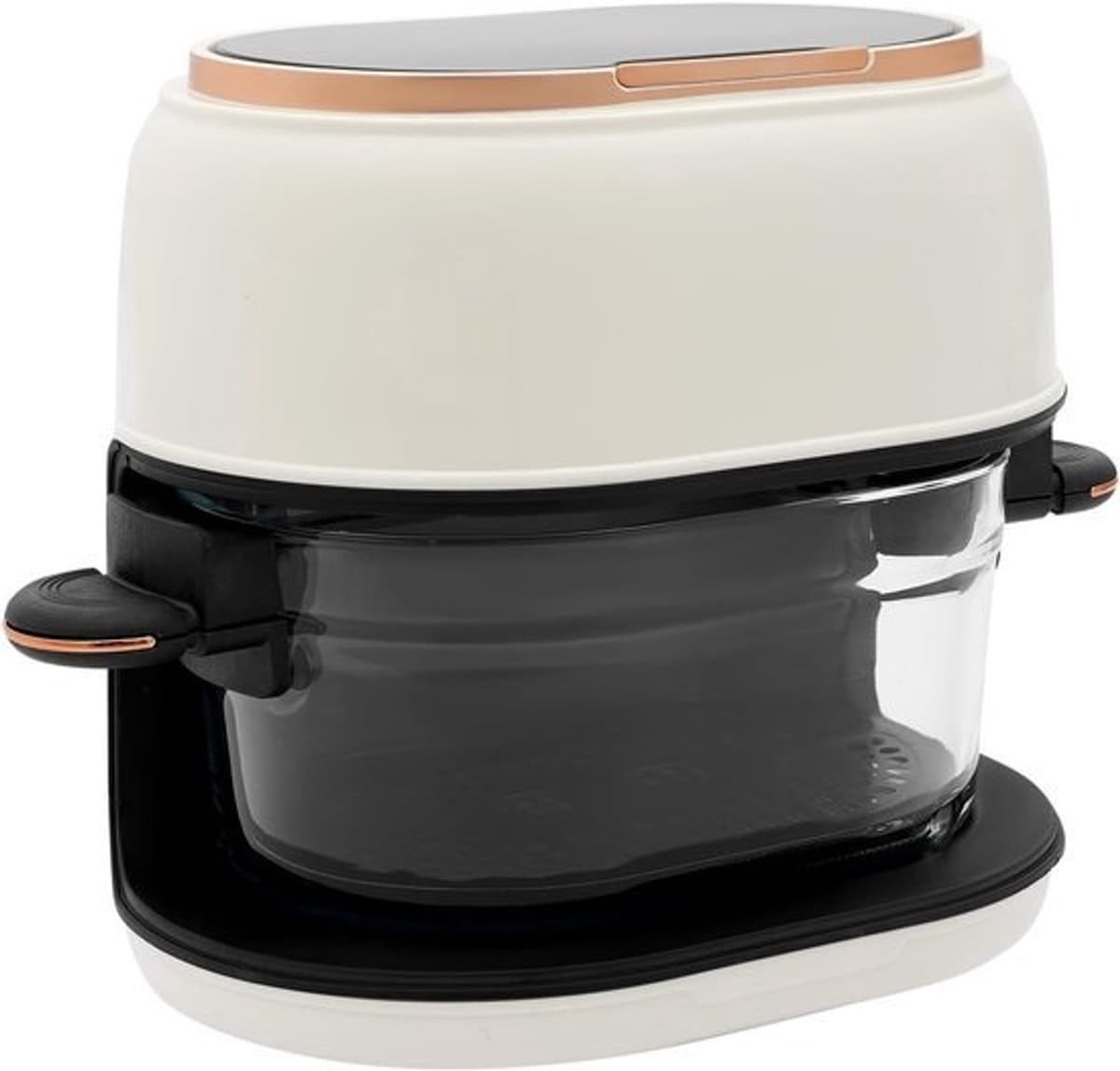 Heteluchtfriteuse - Airfryer - Gezond koken - 24-uurs reservering - Capaciteit van 4 liter - Wit — afbeelding 1