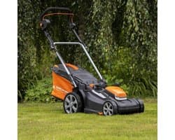 Draadloze Grasmaaier – Accumaaier – Elektrische Grasmaaier – Gazonmaaier – Accugrasmaaier – Borstelloze Motor – 40V Lithium-Ion Accu Met Snellader – Maaibreedte 37 cm