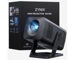 Mini Beamer Enige Uitvoering - 400 ANSI Lumen - 1280 x 720 Resolutie - LED - Draagbaar - Thuisbioscoop Projector