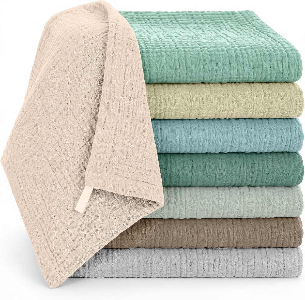 Baby doeken, 8 stuks, 25x25 cm — afbeelding 1