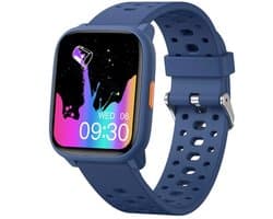 Smartwatch Kinderen – Geen App Nodig – Stopwatch – Stappen – Blauw