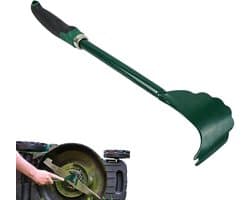 Dekreiniger Maaier - Onderhoudsborstel Gazon - Tuinonderhoud Vereenvoudigen - Slijtvast Roestbestendig - 40.5x8.5 cm - Grijs