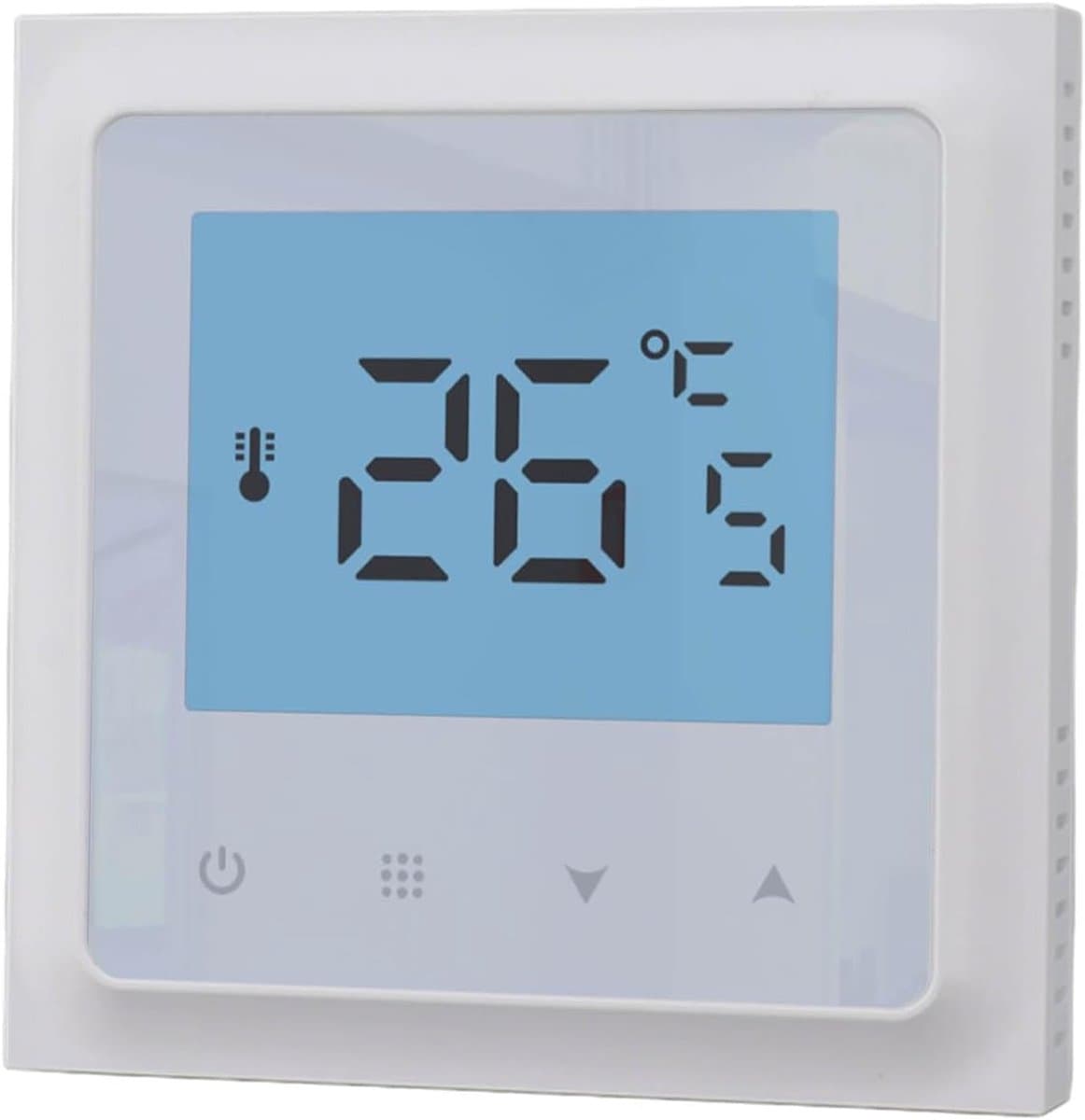 Slimme Thermostaat - Temperatuurregelaar - Vloerverwarming - Nauwkeurig 05C - 5+2 6+1 7 Dagen - Wit — afbeelding 1