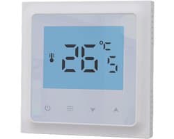 Slimme Thermostaat - Temperatuurregelaar - Vloerverwarming - Nauwkeurig 05C - 5+2 6+1 7 Dagen - Wit