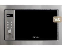 Geïntegreerde Magnetron - Inbouw Magnetron - Keuken Gemak - Met Grillfunctie - 25 Liter - Roestvrij Staal