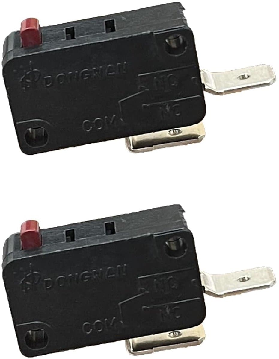 SnelShoppen - KW3A Magnetron Deurschakelaar, 16A 125/250V, Powerless Open, Vervangonderdeel voor Magnetron, 2 Stuks — afbeelding 1