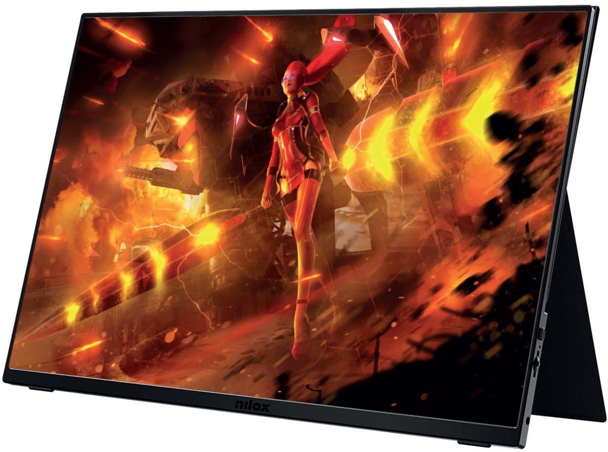 Nilox Nxmp17fhd1441 17.3´´ Full Hd Ips Wled 144hz Gaming-monitor Zwart One Size / EU Plug 220V — afbeelding 1