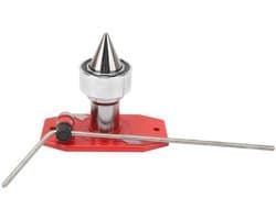 Bladbalancer Hoge Sterkte - Muurbevestiging - Verstelbare Peilstok - Trekmagneet 120 lb - Compatibel met -Matic - Geschikt voor mesgatmaten 5/16" tot 1-1/2 - Messenbalancer