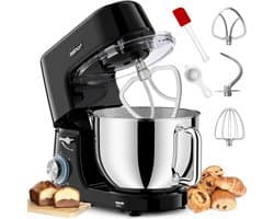 Keukenmachine - Mixer Robot - Bakken en Koken - Krachtige Motor - 7.2 Liter Kom - Zwart