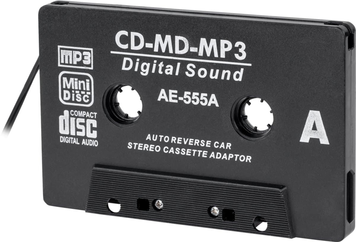 Inne Adapter - Cassetteadapter - Universeel - Compact - Hoge Kwaliteit — afbeelding 1