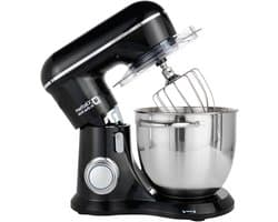 Keukenmachine - Mixer - Thuis Bakken - 10 Snelheden - 6 Liter Kom - Zwart