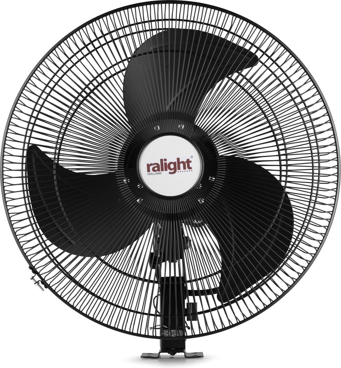 Ralight - Wandventilator 50cm - Professionele kwaliteit - Zwart - 3 standen - Zwenkbaar - Erg sterk en krachtig — afbeelding 1