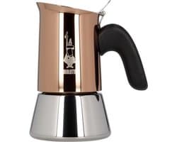 Bialetti Venus Copper Percolator 2 Kops – Espresso Maker – Koperkleurig RVS – Inductie Geschikt