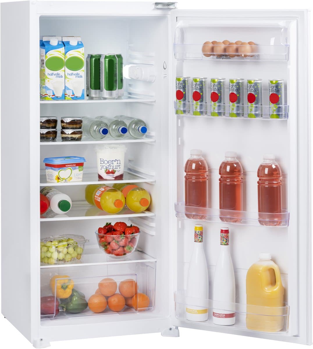 Everglades EVBI61221 - Inbouwkoelkast - 122CM - E-Klasse - 193 Liter - Sleepdeur - 5 Jaar Garantie — afbeelding 1