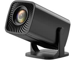 Mini-projector, geschikt voor draagbare buitenfilmprojectoren, slimme projector die compatibel is met smartphones/tv-sticks/laptops/USB/HDMI, voor binnen- en buitengebruik.