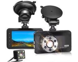 ApexArte® Dual Dashcam - Dashcam voor Auto - Dashcams - Zwart