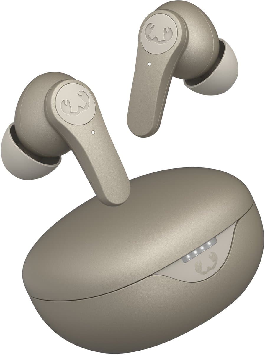 Fresh ’n Rebel Twins Rise - Draadloze Oordopjes met Noise Cancelling - Draadloos Opladen - 30 Uur Speelduur - Silky Sand — afbeelding 1