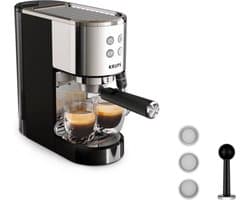 15 bar RVS/zwart espressomachine - krups - XP444C10