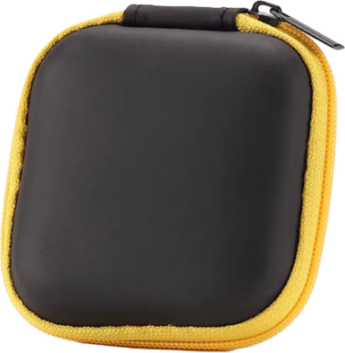 Oortjes Opberg Hoesje | Case | Etui | Organizer | Voor Het Opbergen Van Oordopjes En Laadkabels | Opbergen Van Sleutels | USB | GEEL — afbeelding 1