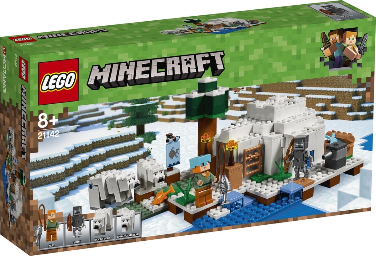LEGO Minecraft De Iglo - 21142 — afbeelding 1