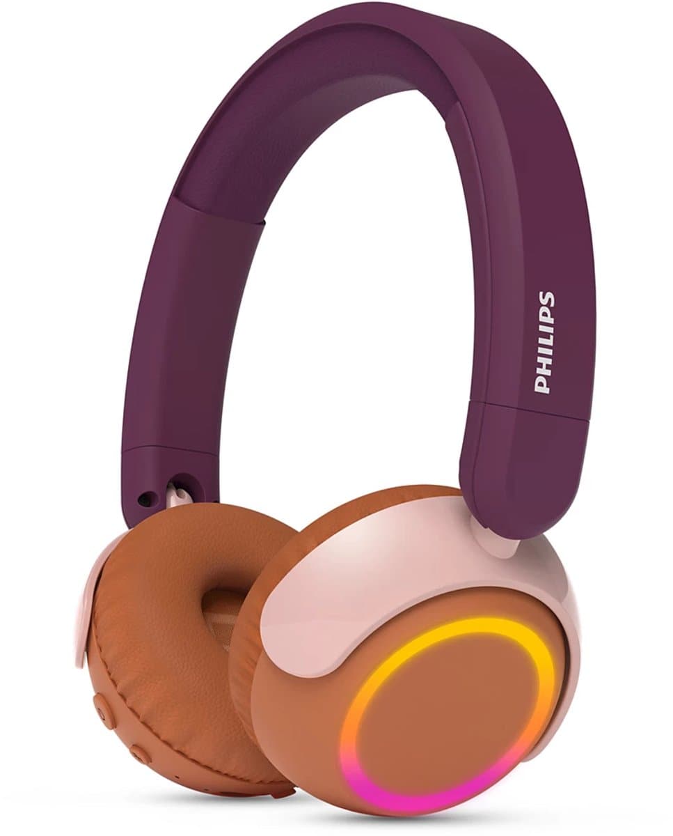 Philips 4000 series TAK4200MP/00 hoofdtelefoon/headset Draadloos Hoofdband Oproepen/muziek Bluetooth Oranje, Paars, Roze — afbeelding 1