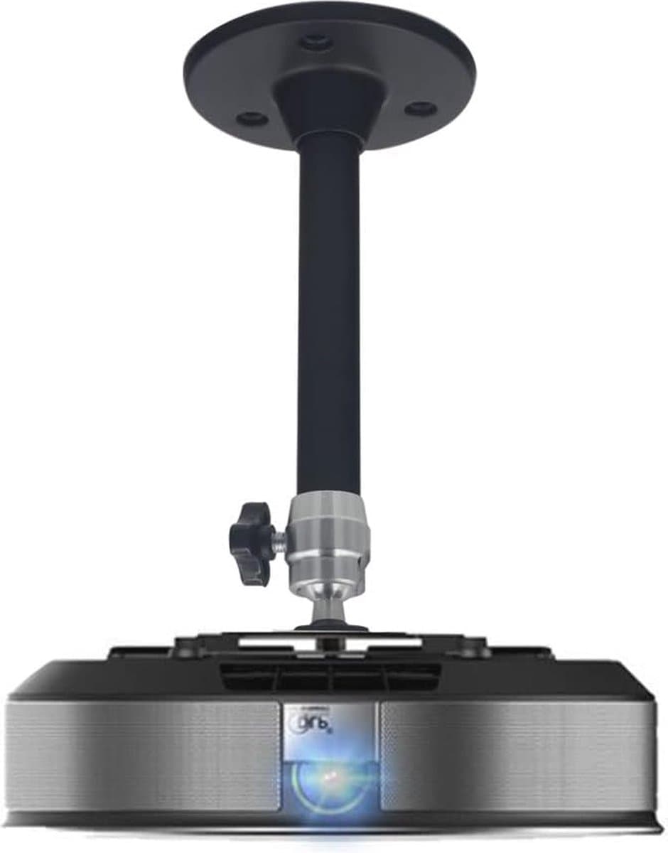 Mini projector plafondhouder zwart - ruimtebesparende beamerhouder — afbeelding 1