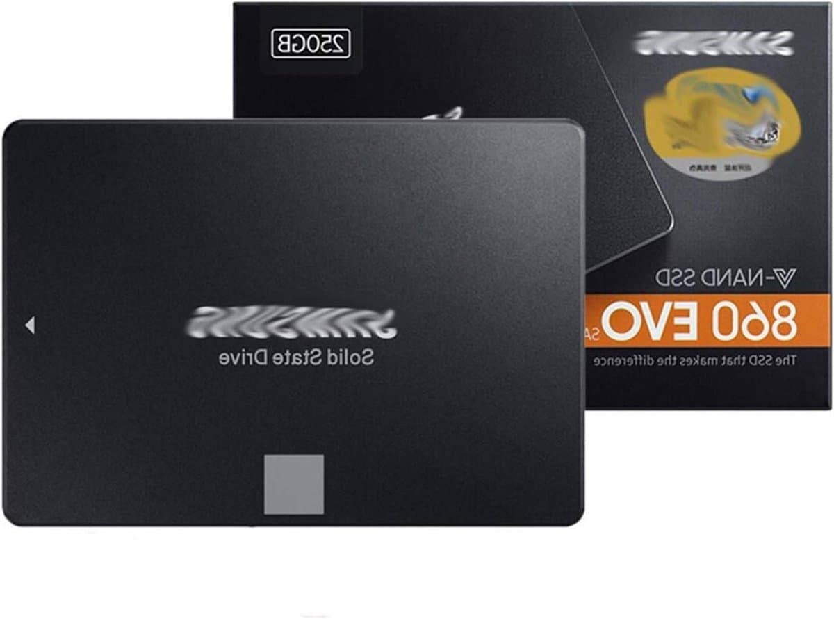 Externe SSD - Opslag Disk - Bestanden Opslaan - Draagbaar Ontwerp - 250 GB - Zwart — afbeelding 1