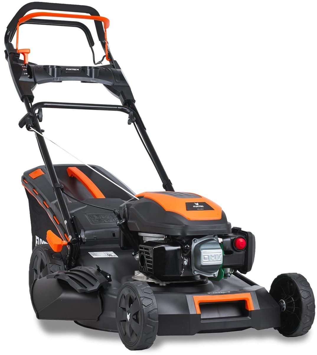 FUXTEC 4in1 Benzine Grasmaaier FX-RM5170PRO - Flexibele Aandrijving - 4pk/2,9kW - 51cm Maaibreedte & 7-traps Hoogteverstelling 25mm-75mm - 4-Takt - 60L Grasvanger, Mulchfunctie & Zij-uitworp — afbeelding 1