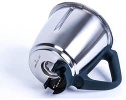 Mengpan Keukenmachine - Kookpan Reserveonderdeel - Koken en Mixen - Roestvrij Staal - Niet gespecificeerd - Zilverkleurig