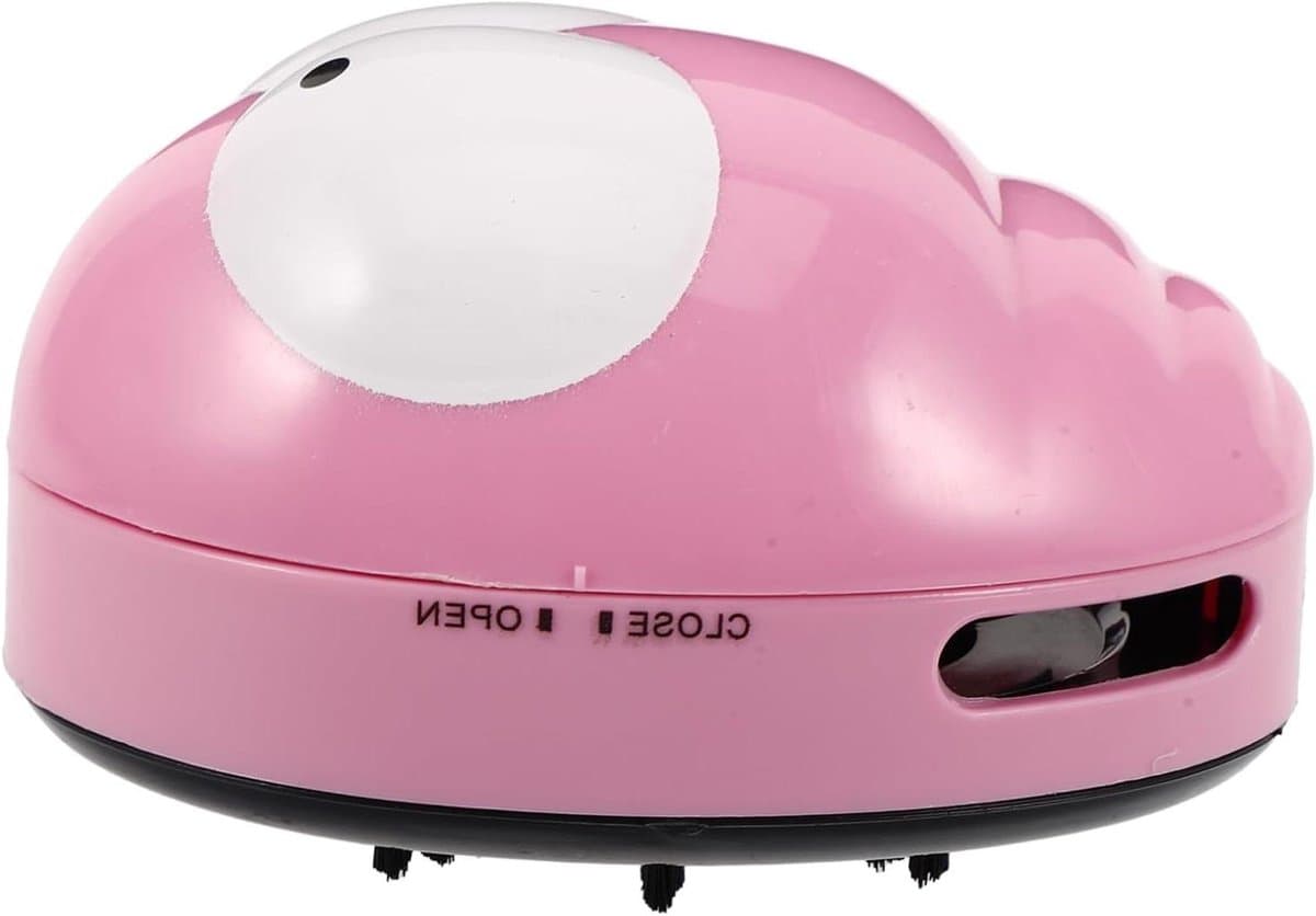 Handstofzuiger - Mini stofzuiger - Bureau schoonmaken - Krachtige zuigkracht - 11 cm - Roze — afbeelding 1