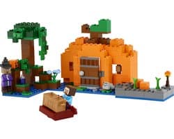 LEGO Minecraft De pompoenboerderij Speelgoed Boerderij Huis Halloween Set met Minifiguren - 21248