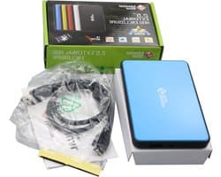 MasterStor 2,5 inch SATA - externe harde schijf, USB 3.0, bijzonder snel, draagbare, externe laptop harde schijf, 250 TB, geel