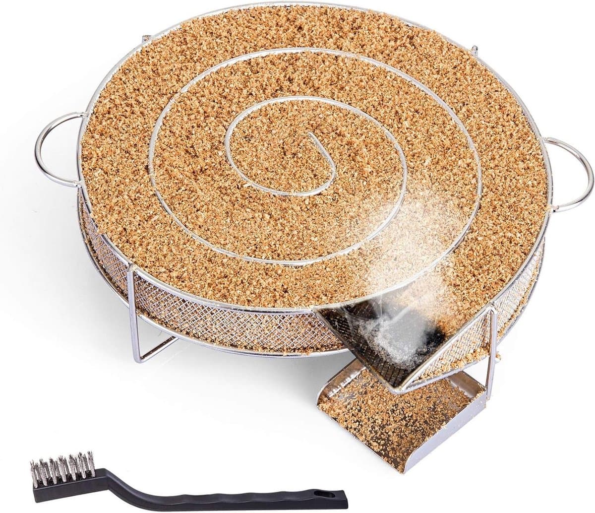 Ronde Rookgenerator van RVS voor Koud Roken, Ideaal voor BBQ, Grill en Rookoven van 18 cm — afbeelding 1