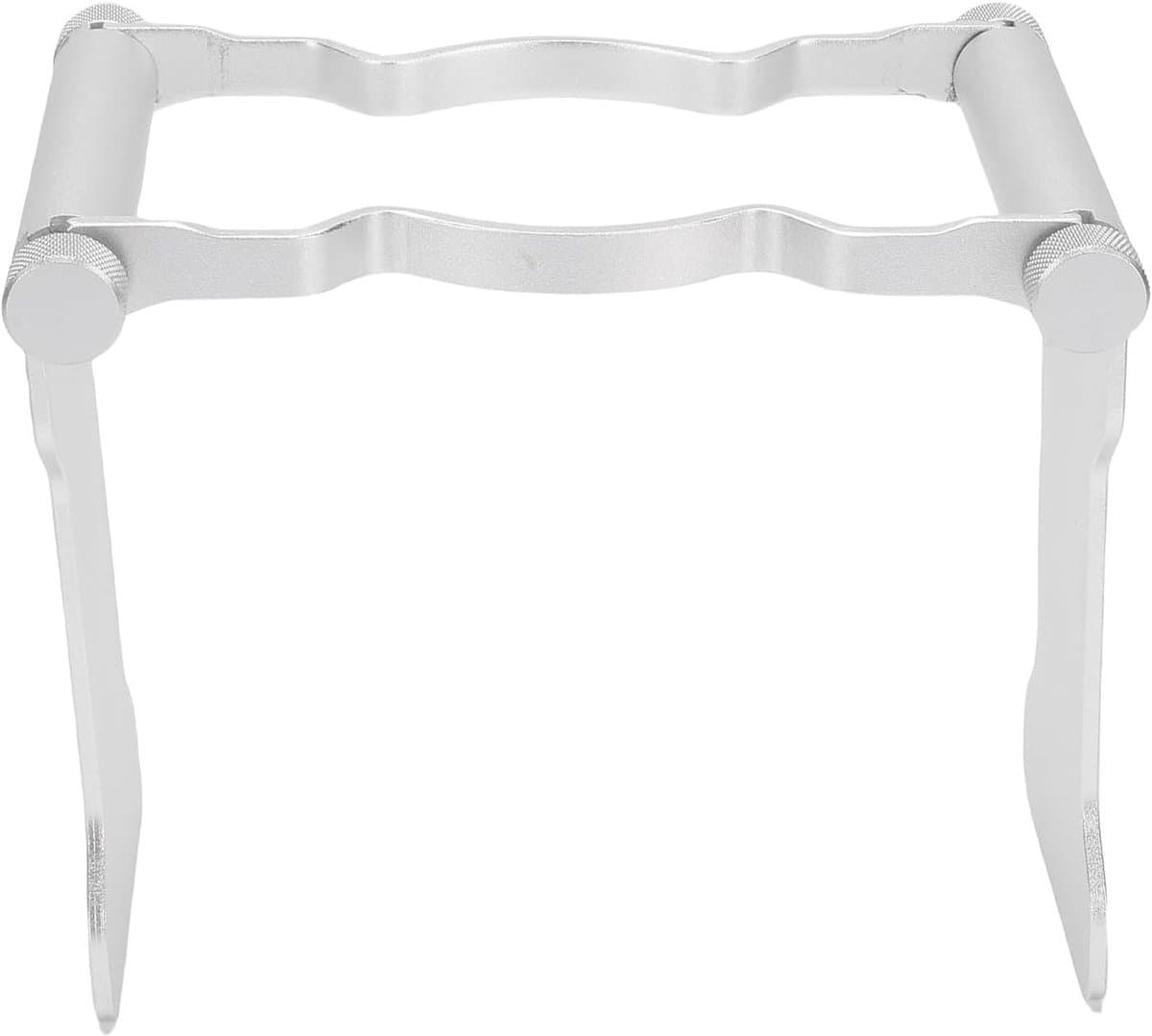 Koffiezetapparaat standaard - Draagbare houder - Koffie zetten - Opvouwbaar aluminium - 16 x 10 x 2 cm - Zwart — afbeelding 1