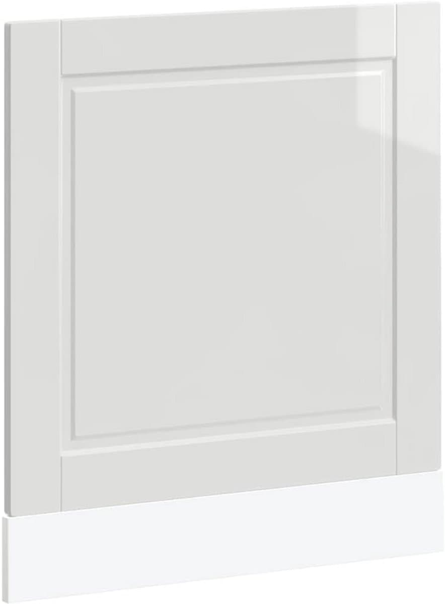 Vaatwasserpaneel 60x1.5x67cm Hoogglans Wit voor Keuken — afbeelding 1